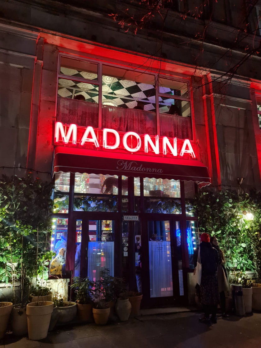 Restauracja "Madonna" w Warszawie. 