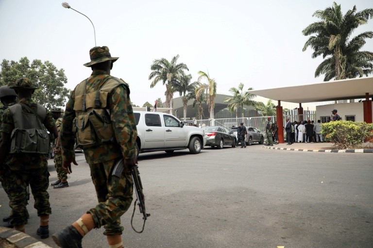 Nigerian soldiers have been fighting the Boko Haram insurgency in the northeast region for 10 years [AFP]