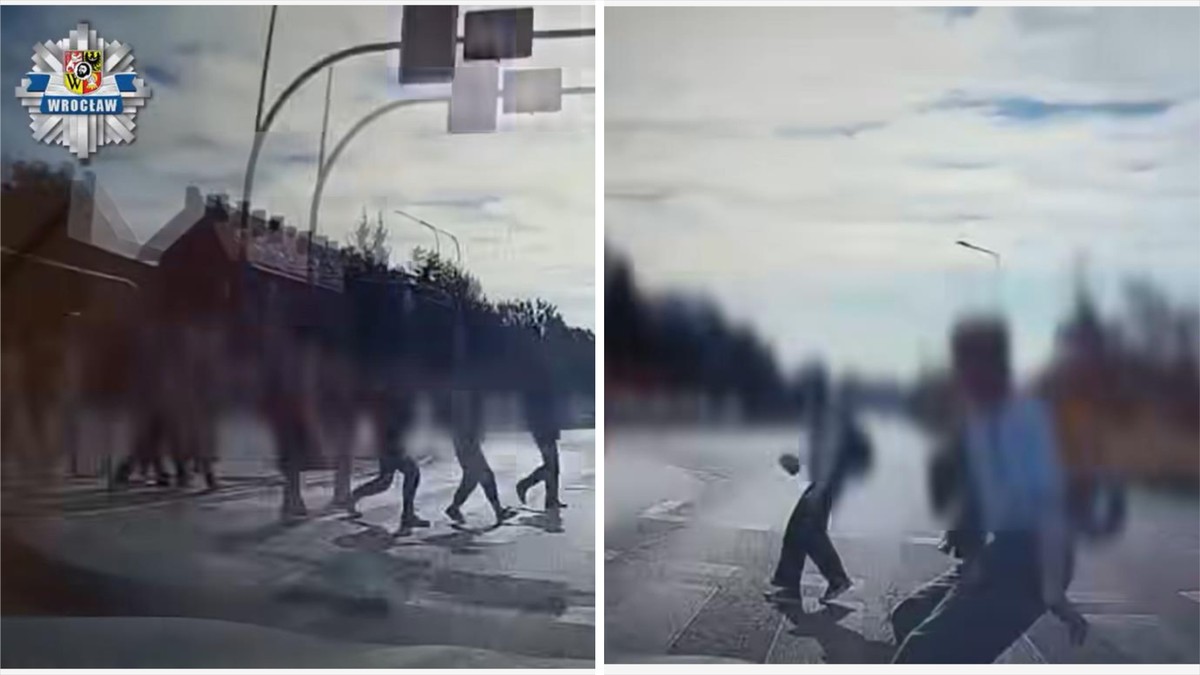 Wrocław: kierowca wjechał w pieszych na czerwonym świetle na ul. Borowskiej