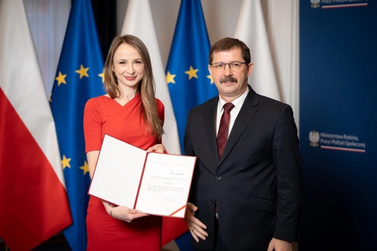 Minister rodziny Agnieszka Dziemianowicz-Bąk i były już wiceszef tego resortu Paweł Zgórzyński