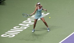 WTA Finals: Maria Szarapowa wygrała z Simoną Halep