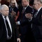 Prezes Prawa i Sprawiedliwości Jarosław Kaczyński podczas spotkania z mieszkańcami Gliwic