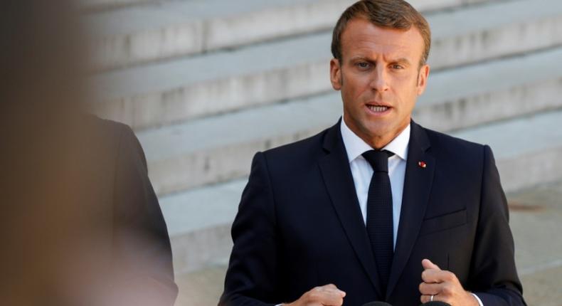 French President Emmanuel Macron admitted there were true disagreements over Iran within the G7 club