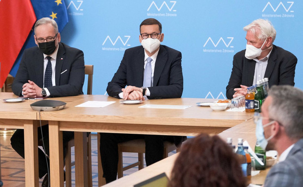 Adam Niedzielski, Mateusz Morawiecki i Andrzej Horban