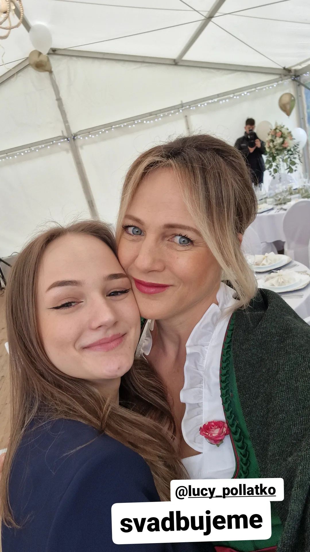 Adriana Poláková bola na krásnej svadbe, na ktorej chytila aj kyticu.