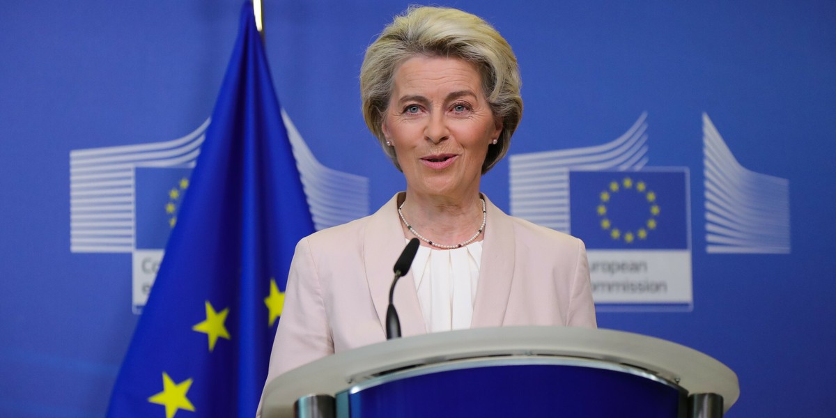 Szefowa Komisji Europejskiej Ursula von der Leyen.