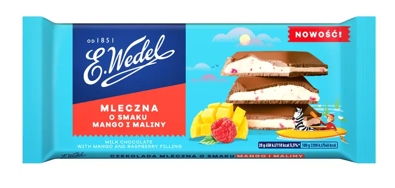 Nowe smaki czekolad E.Wedel