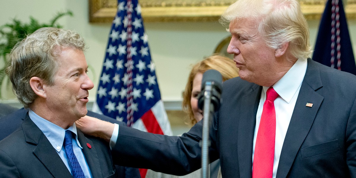 Trump threatens to brand Rand Paul as 'the Republican who saved Obamacare'