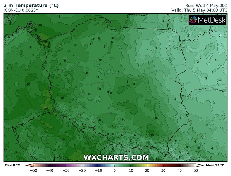 Na północnym wschodzie nie wykluczamy przymrozków