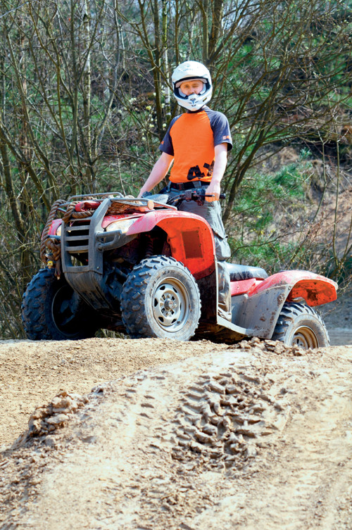 Honda TRX420FA Rancher AT - Mini jazda, maksi zabawa