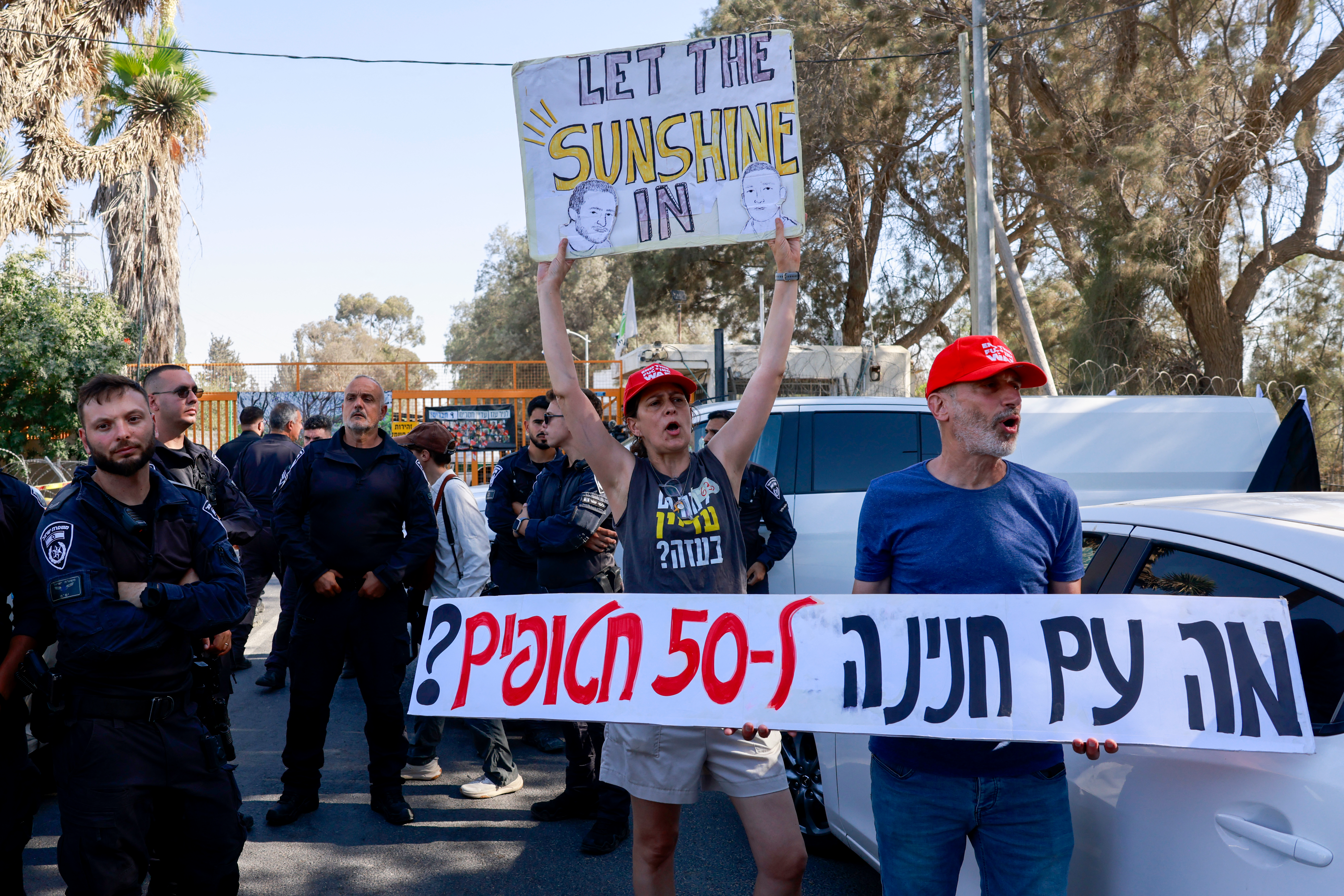 Netanyahu al kibbutz Nir Oz: proteste dopo 636 giorni