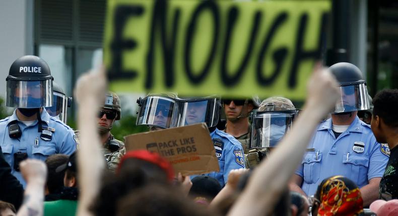 george floyd police brutality protest