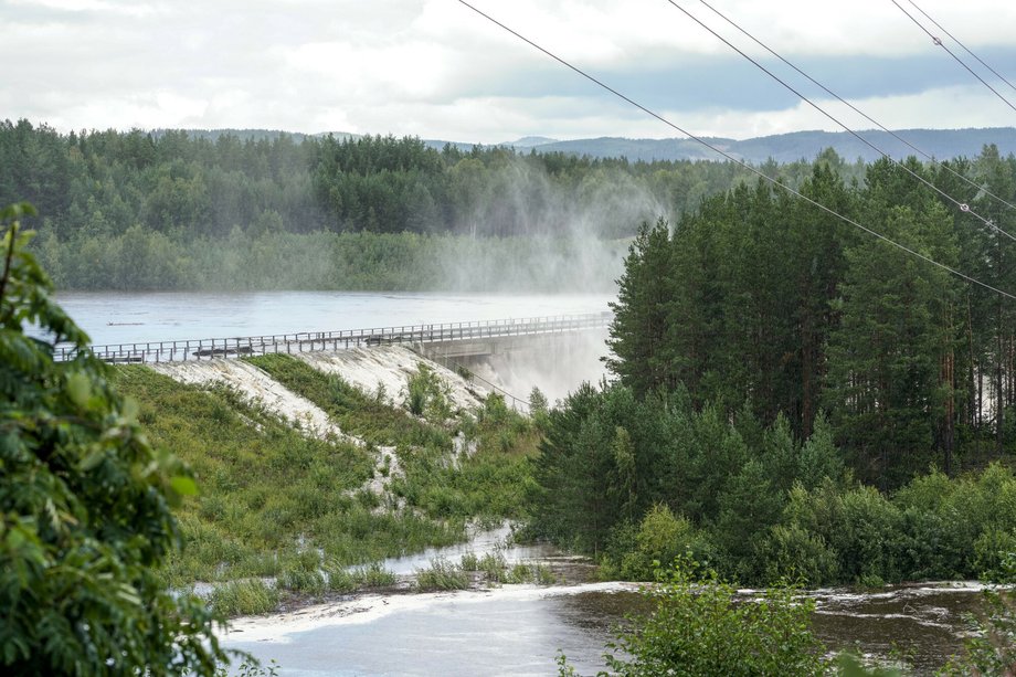 Zapora w Brasfereidfoss