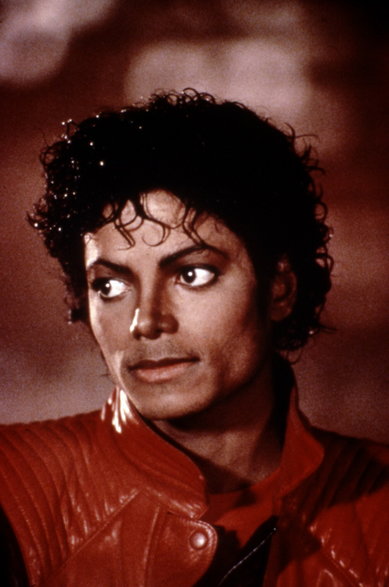 Michael Jackson na planie "Thrillera"