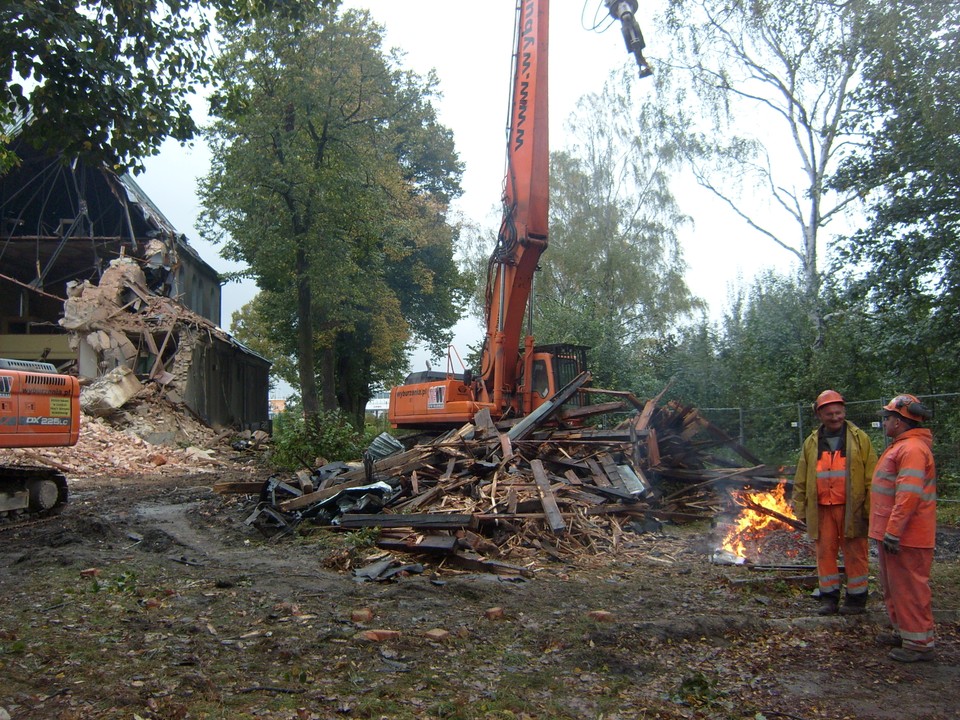 Rozbiórka kościoła w Bytomiu 