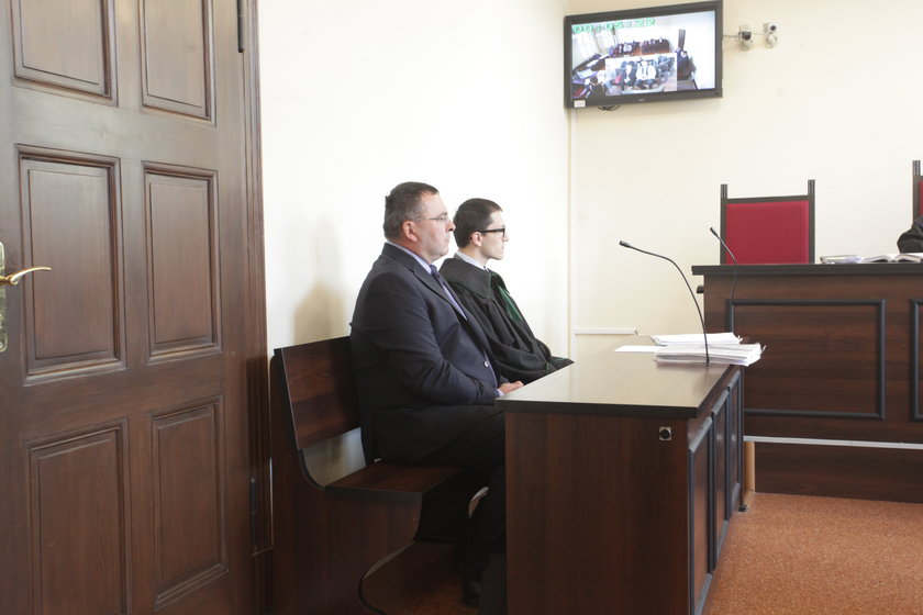 Marek Mielewczyk podczas rozprawy w Sądzie Okręgowym w Gdańsku