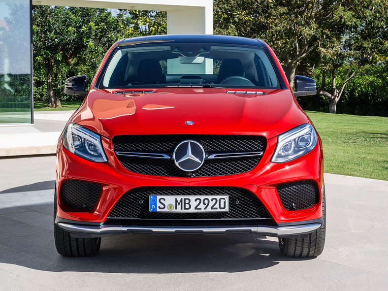 Mercedes GLE Coupé broń na BMW