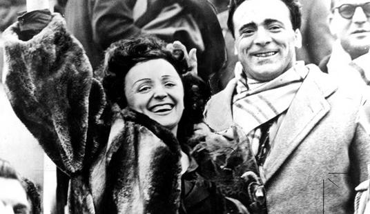 Edith Piaf i Marcel Cerdan w 1948 r