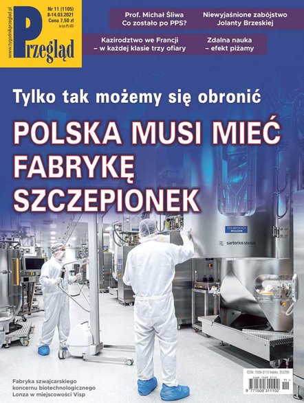 Okładka ostatniego numeru tygodnika "Przegląd"