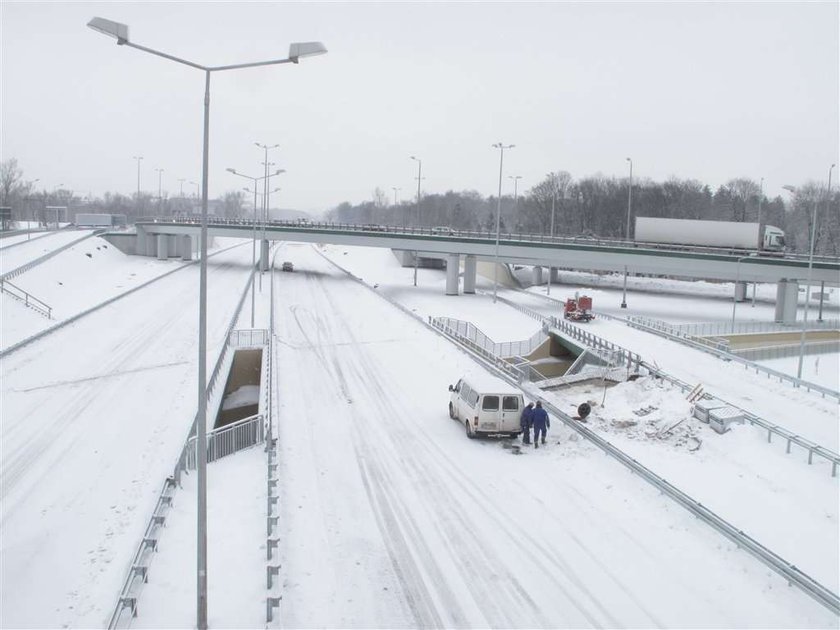 Odśnieżaja trasę