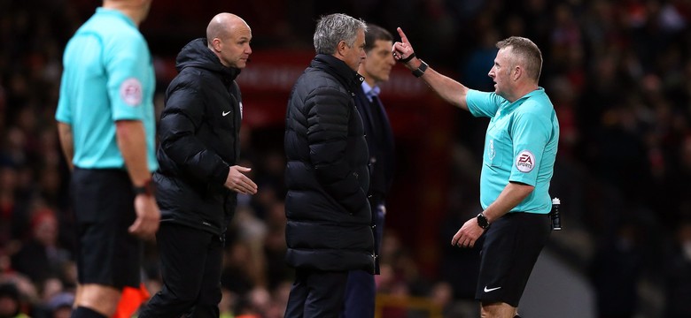 Liga angielska: Remis Manchesteru United. Mourinho wyrzucony na trybuny