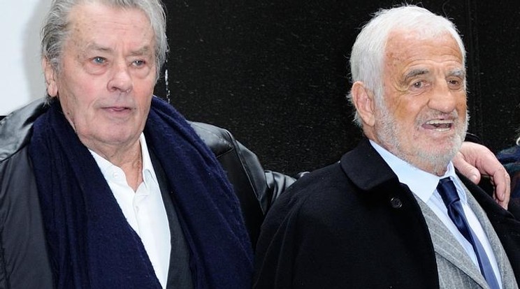 A két legenda, Alain Delon és Jean-Paul Belmondo barátsága évtizedekig töretlen volt /Fotó: Northfoto 