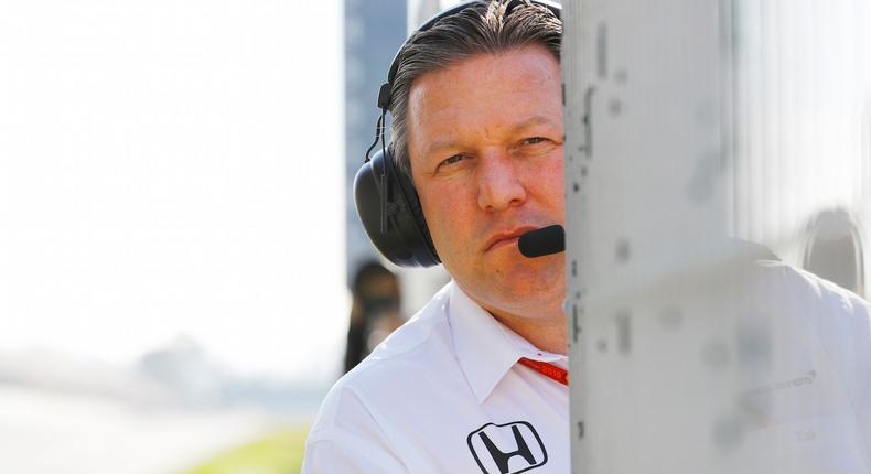 McLaren Technology Group Executive Director Zak Brown.