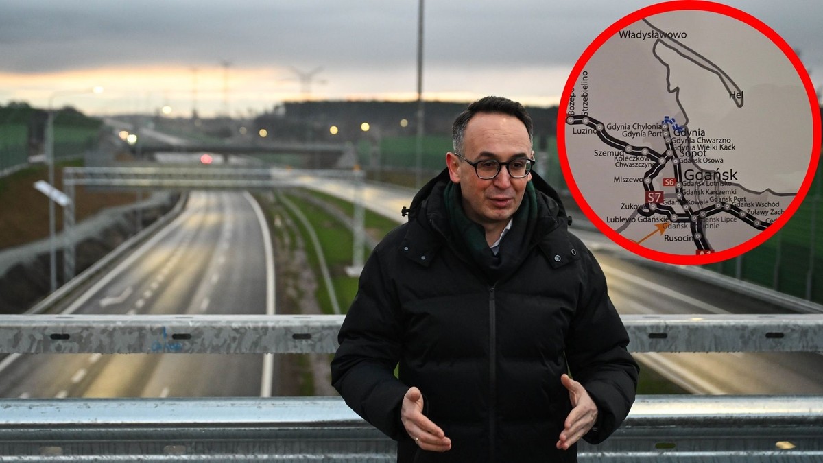 Minister Klimczak na otwarciu S7 w Trójmieście