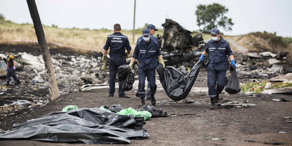 298 osób zginęło na pokładzie Boeinga. Rakietę wystrzelono z Rosji