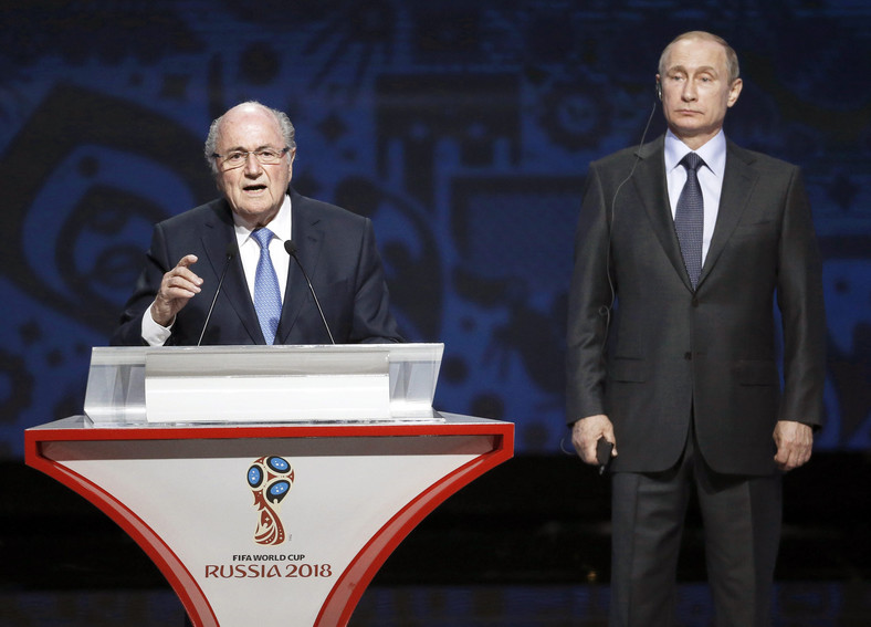 Joseph Blatter i Władimir Putin
