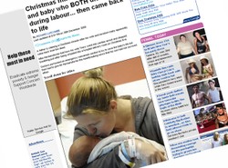 Cud w Wigilię. Matka i dziecko ożyli