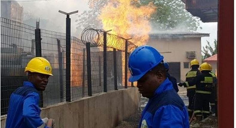 Fire guts NAFDAC warehouse in Lagos