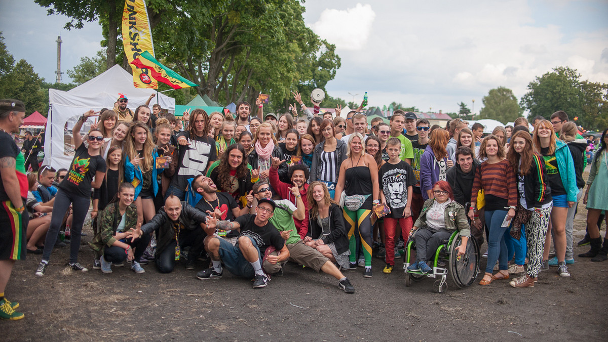 Publiczność ostatniego dnia Ostróda Reggae Festival 2014