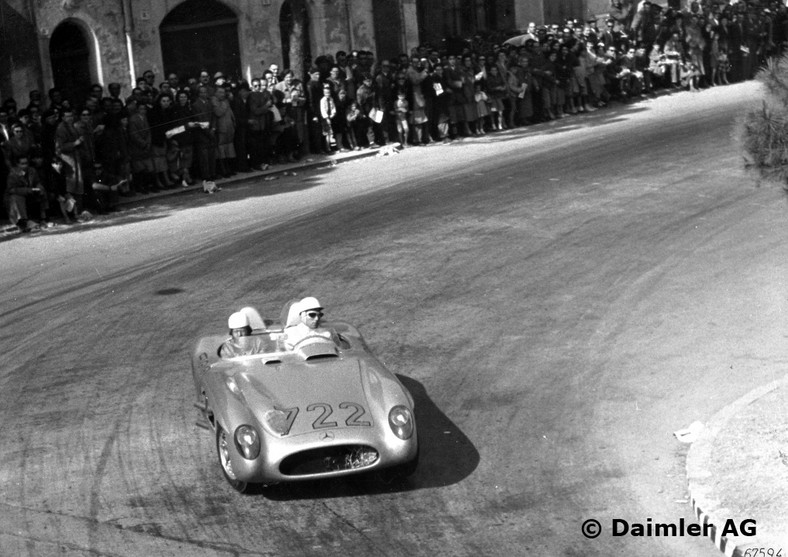 Stirling Moss i Mille Miglia 1955
