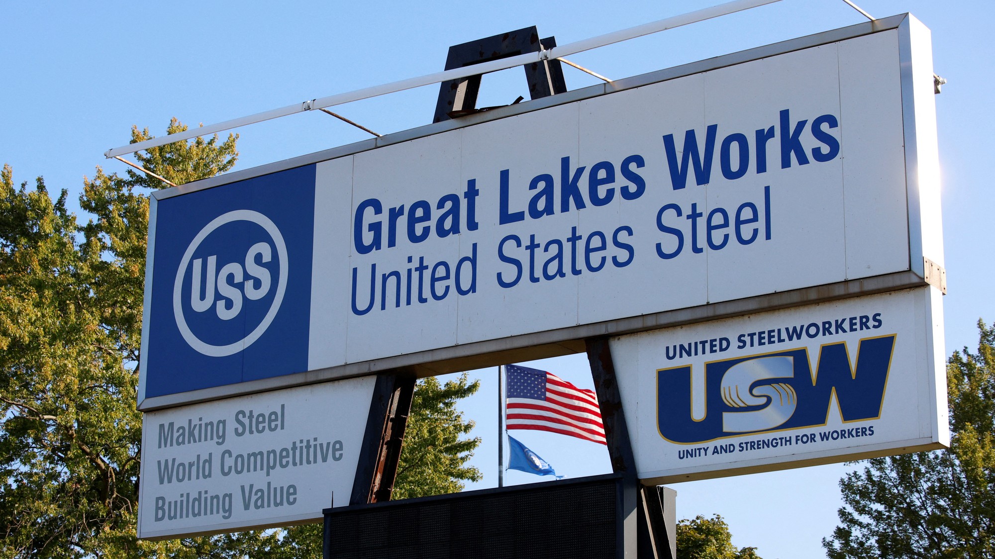 Tabuľa U.S. Steel, ilustračné foto