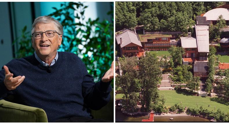 Bill Gates paid more than $1.3 million in property taxes on his Medina, Washington, home last year.Bennett Raglin/Getty Images for The New York Times; Dan Callister/Newsmakers