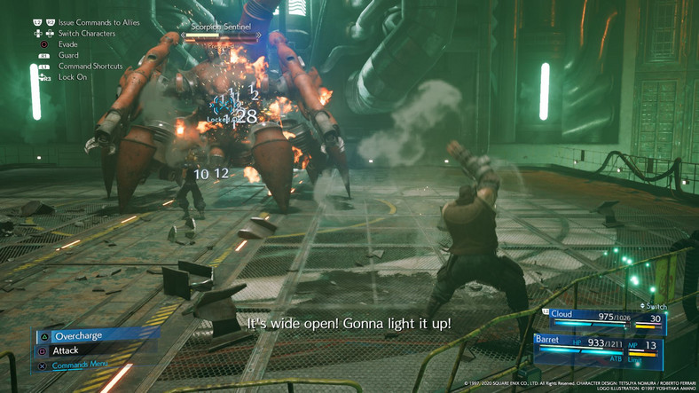 Final Fantasy VII Remake - screenshot z wersji na PlayStation 4