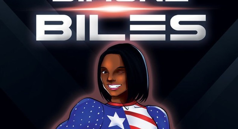 Superhero Simone Biles