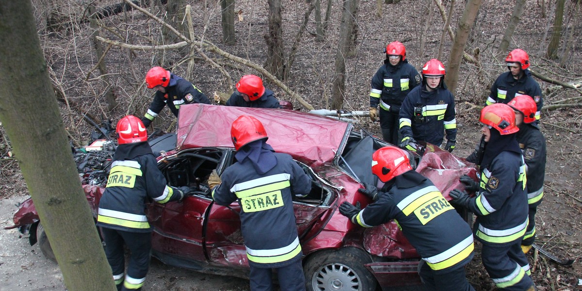 Wypadek na Wisłostradzie