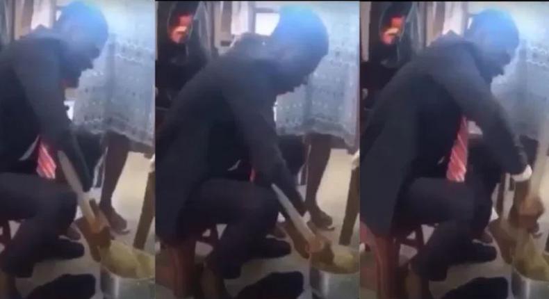 UCC student prepares konkonte for his girlfriend in her hostel