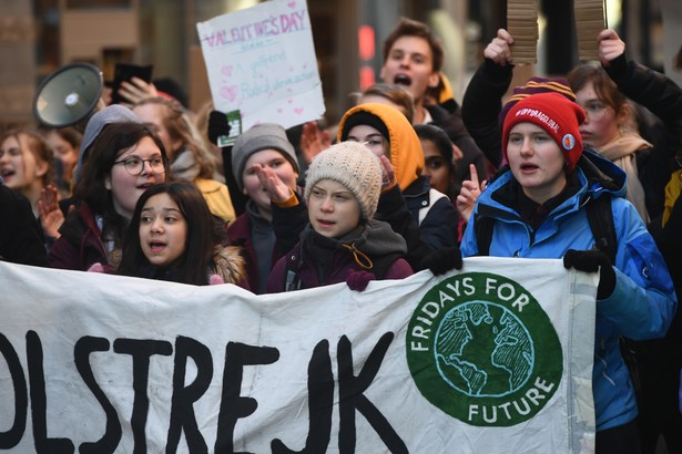 Greta Thunberg. Protest klimatyczny