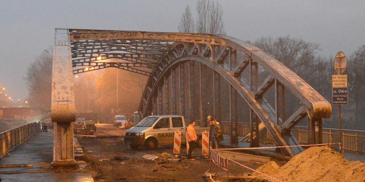 Remont mostów Jagiellońskich