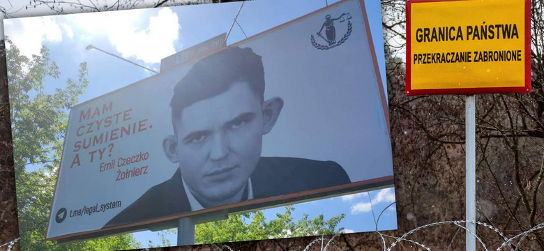 Emil Czeczko na billboardach. Białoruski reżim wykorzystuje dezertera nawet po śmierci