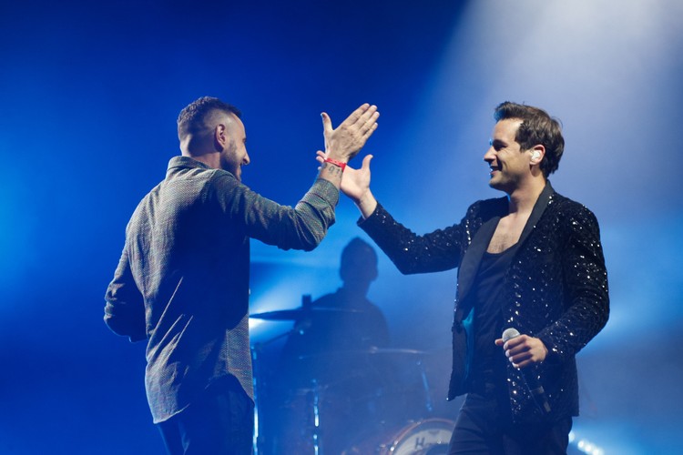 Abdab i Krzysiek Zalewski na koncercie Męskie Granie 2018 w Żywcu fot. D. Kramski