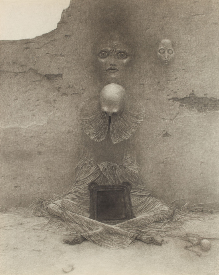 Zdzisław Beksiński, "Bez tytułu" (1973)