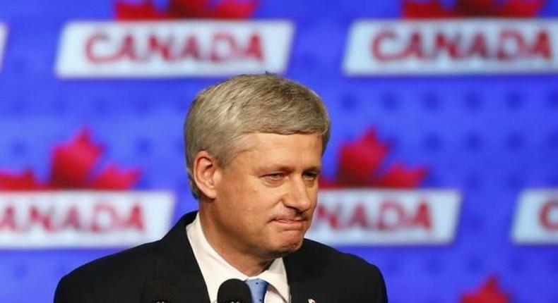 Defeated Canada PM quits, but doesn't tell party supporters