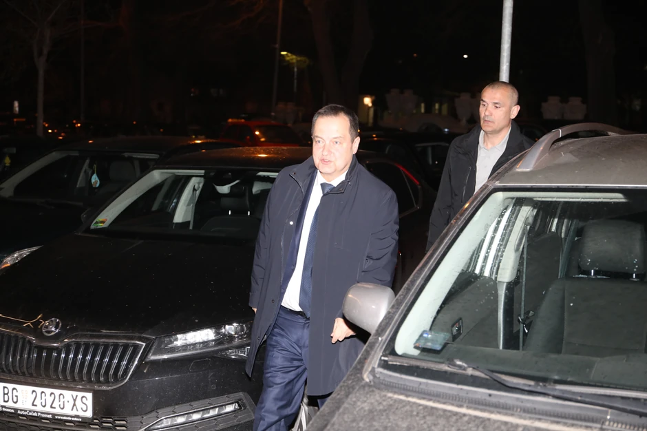 Dačić stigao u štab SPS