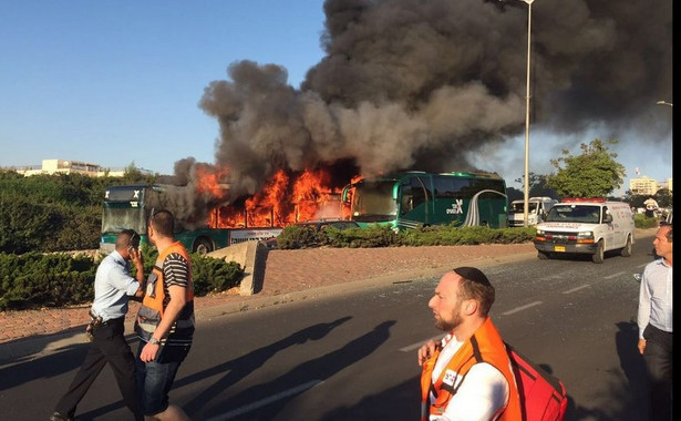 Jerozolima: Wybuch bomby w autobusie. 16 osób poszkodowanych, dwie ciężko ranne [WIDEO]