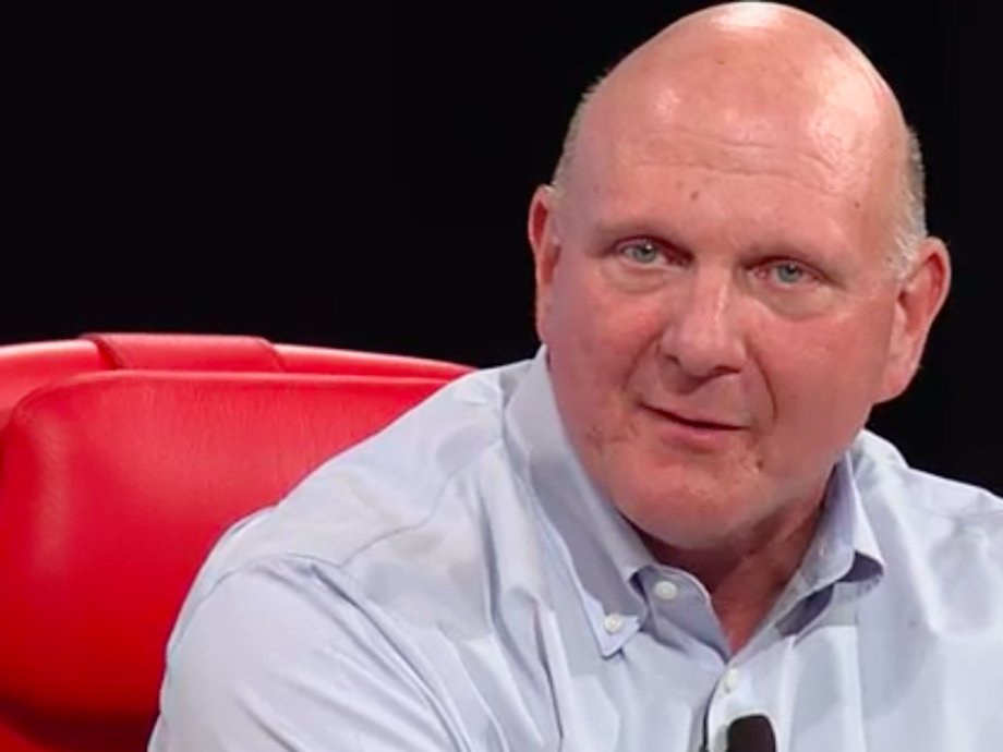 Steve Ballmer at the 2017 Code Conference in LA