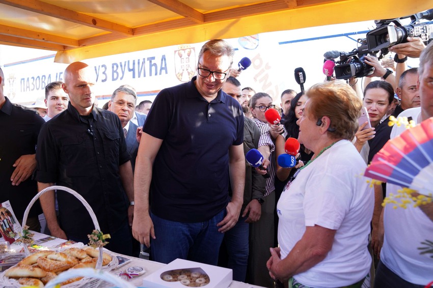 Aleksandar Vučić u Belegišu